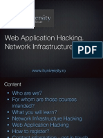 Web App and Network Infrastructure Hacking