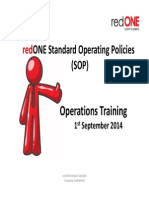 RedONE Operation SOP - 010914