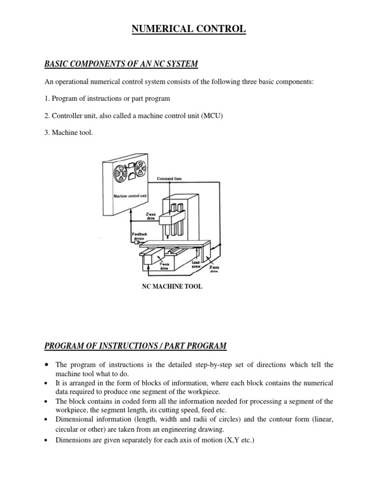 Numerical Control | PDF | Numerical Control | Computer Program