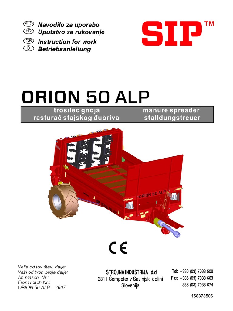 SIP Orion 50 | PDF