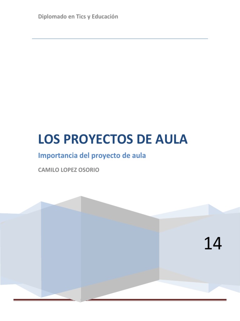 Proyectos Pedagógicos de Aula: Innovación Educativa | PDF | Pedagogía ...