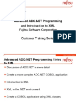 And Introduction To XML: Fujitsu Software Corporation Customer Training Series