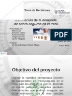 Estimación de La Demanda de Micro-seguros en El Perú