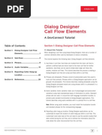 Call Flow Elements Tutorial For Avaya Dialog Designer-LB4276DEV