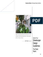 Downtown Streetscape Design Guidelines-Public, Private