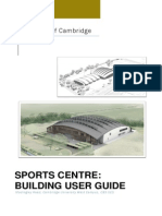 Cambridge Sports Centre Building User Guide