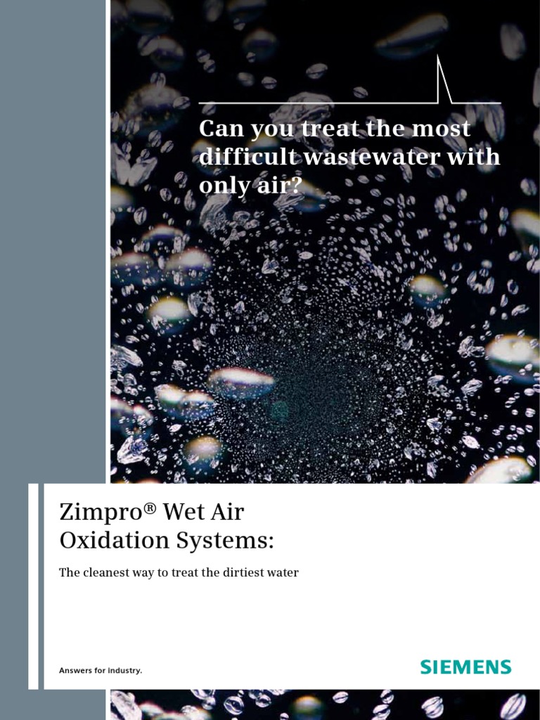 Wet Air Oxidation System the Cleanest Way Chemical Reactor Wastewater