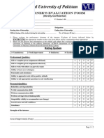 Evaluation Form BNKI619