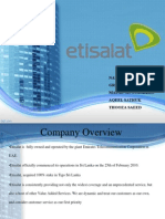 PESTEL Factors For Etisalat