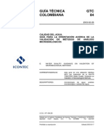 GTC84 Validación de Análisis Microbiológicos