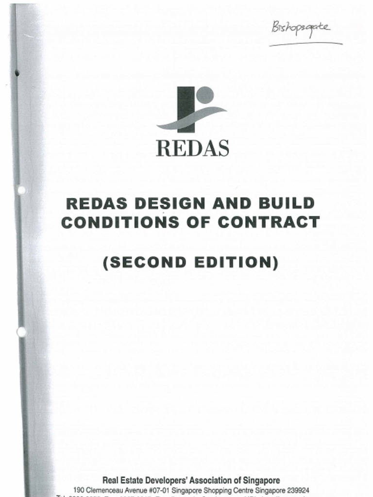 REDAS Conditions of Contract (2nd Edition) | PDF