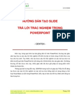Huong Dan Tao Slide Tra Loi Trac Nghiem