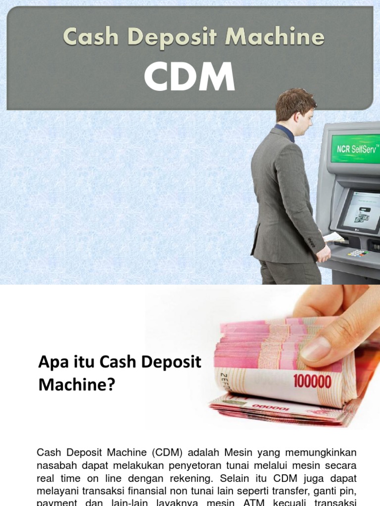 Cash Deposit Machine Pdf