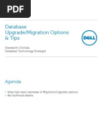 Database Upgrade/Migration Options & Tips: Sreekanth Chintala Database Technology Strategist