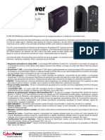 CyberPower Especificaciones CP1200AVR PDF