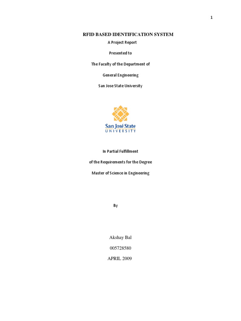 Rfid Based Identification System - by - Bal - Emd | PDF | Radio ...