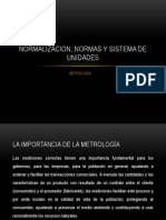 Normalizacion, Normas y Sistema de Unidades