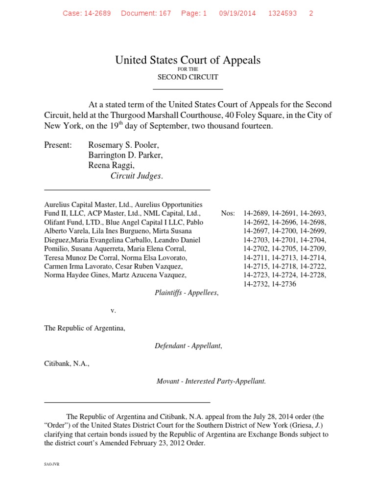 United States Court of Appeals: Present: Rosemary S. Pooler, Barrington ...
