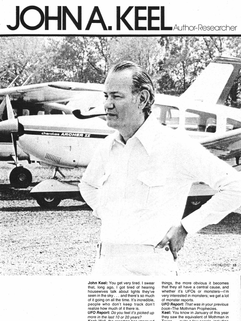 John A. Keel 1977 Interview by Peter Blum
