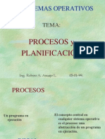 Procesos y Planificacic3b3n de Los Sistemas Operativos