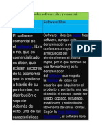 software libre y comercial