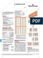 Porotherm Preklad 23 Dryfix