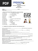 Reading Activity - Neil Gaiman - Don't Ask Jack | PDF