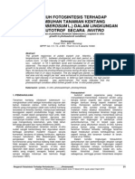 Pengaruh Fotosintesis Terhadap Pertumbuhan Tanaman Kentang (Solanum Tuberosum L.) Dalam Lingkungan Fotoautotrof Secara Invitro