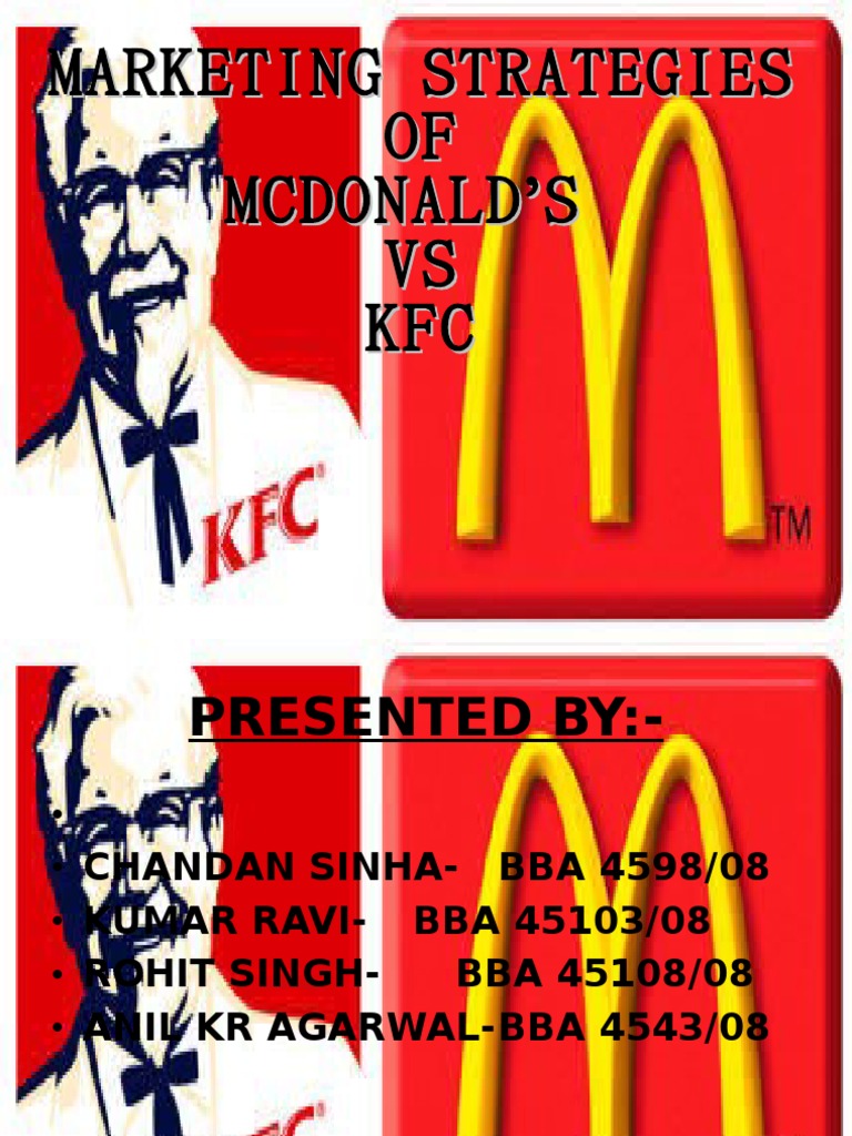 Marketing Strategies OF ' Mcdonald S VS KFC | PDF