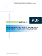 Cap02 - Relaciones Volumétricas y Gravimétricas, Plasticidad y Clasificación de Los Suelos