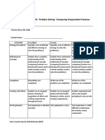 EDT Fraction Rubric