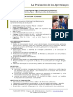 8Evaluacion de Los Aprendizajes RECURSOS Ejemplo de Secuencia