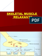 Skeletal Muscle Relaxants