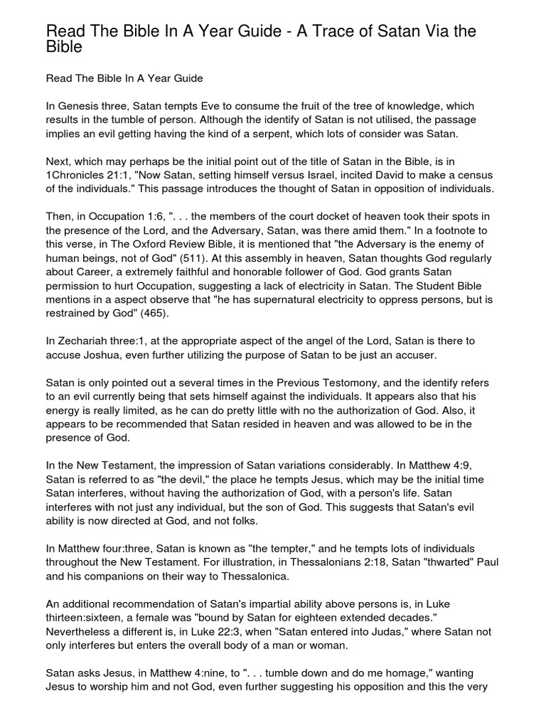 Alan B. Stringfellow - A Trace of Satan Through The Bible.20140920. ...