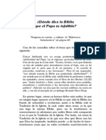 3-3.¿dónde Dice La Biblia El Papa Es Infalible