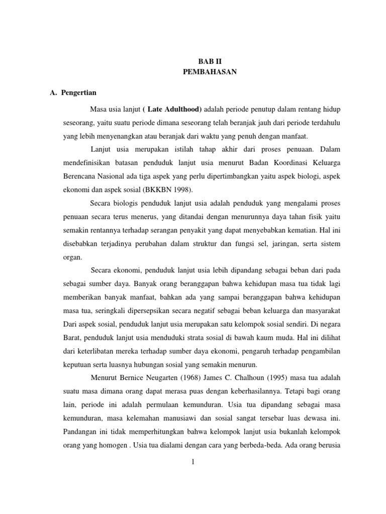 Makalah Gerontik Reproduksi Lansia
