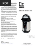 Elite EPC 808 Manual PDF Pressure Cooking Canning