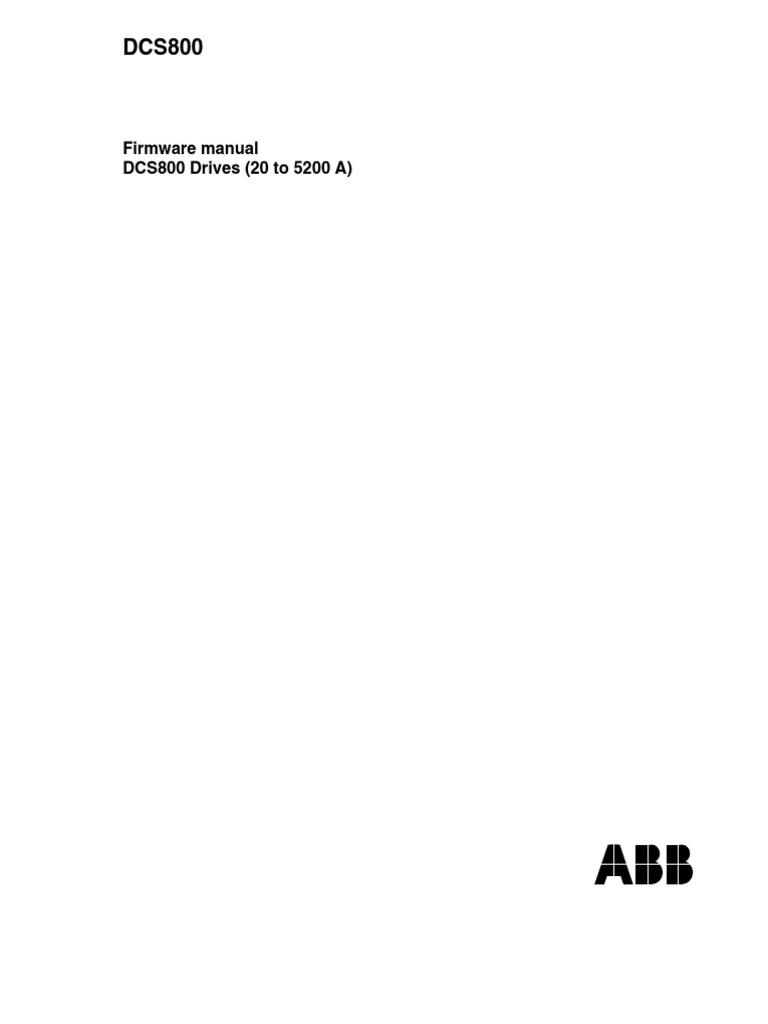 DCS800 Parameter List | PDF | Cable | Switch