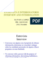Entrevista vs Interrogacion