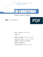 Trazado de Carreteras-Informe Escombreras