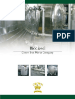 Crown Iron Works Biodiesel Process Diagram