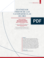 Fenomenos Fisicos de Las Nonoparticulas de Oro PDF