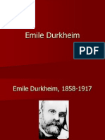 Emile Durkheim