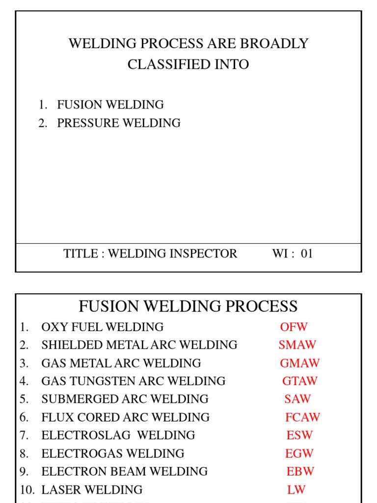 02abg Slides Weld Proc Welding Metalworking