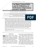 Research on Hyper-Connectivity Element and its Utilization on Consumer Performance Expectancy