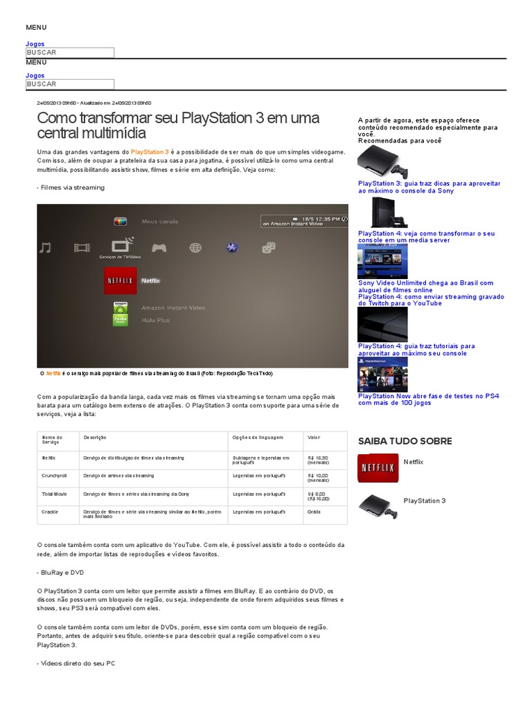 Como baixar jogos de graça na PSN [PlayStation] – Tecnoblog