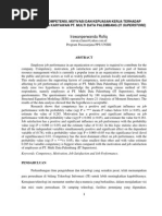 Download Pengaruh Kompetensi Motivasi Dan Kepuasan Kerja Terhadap Prestasi Kerja Karyawan Pt Multi Data Palembang It Superstore by IRAWANPERWANDA SN240347067 doc pdf