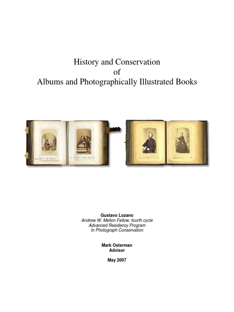 Book Conservation: A 19th Century Carte de Visite Photograph Album — Book  and Paper Conservation Services