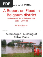 A Report On Flood in Belgaum District-2008