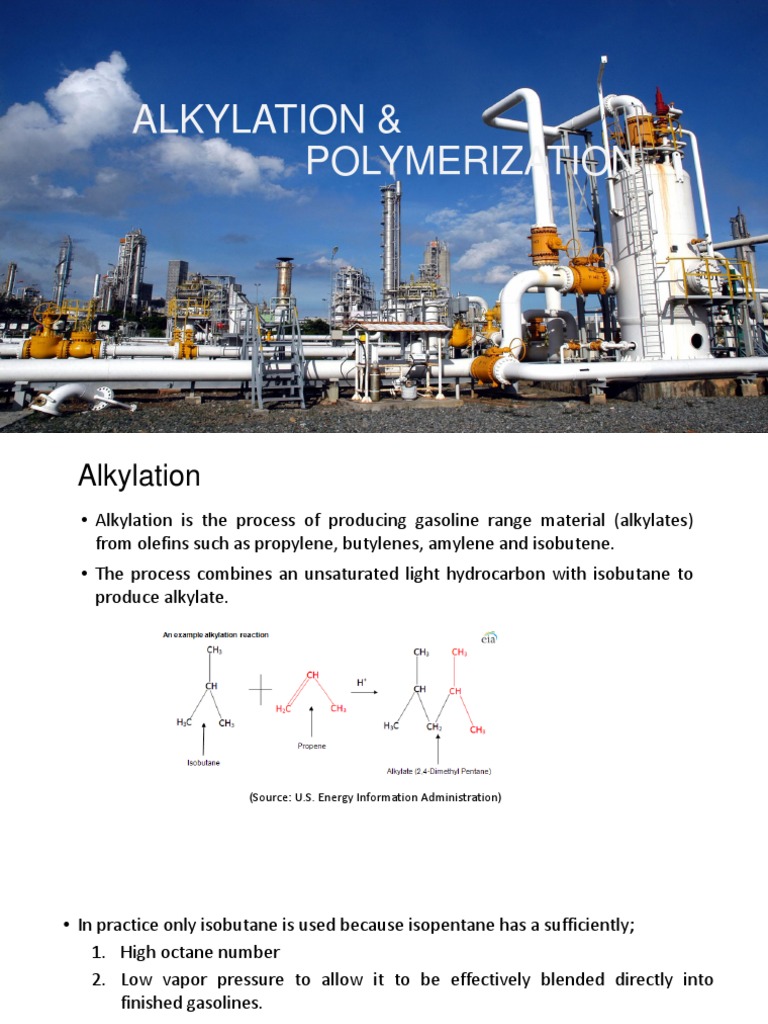 Alkylation and Polymerization in Refining | PDF | Alkene | Gasoline